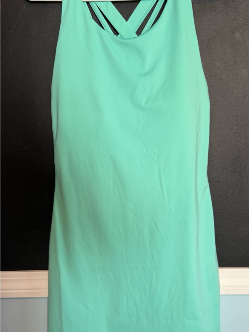 Nicole Miller Sport Mint Green Mini Dress with Strappy Back